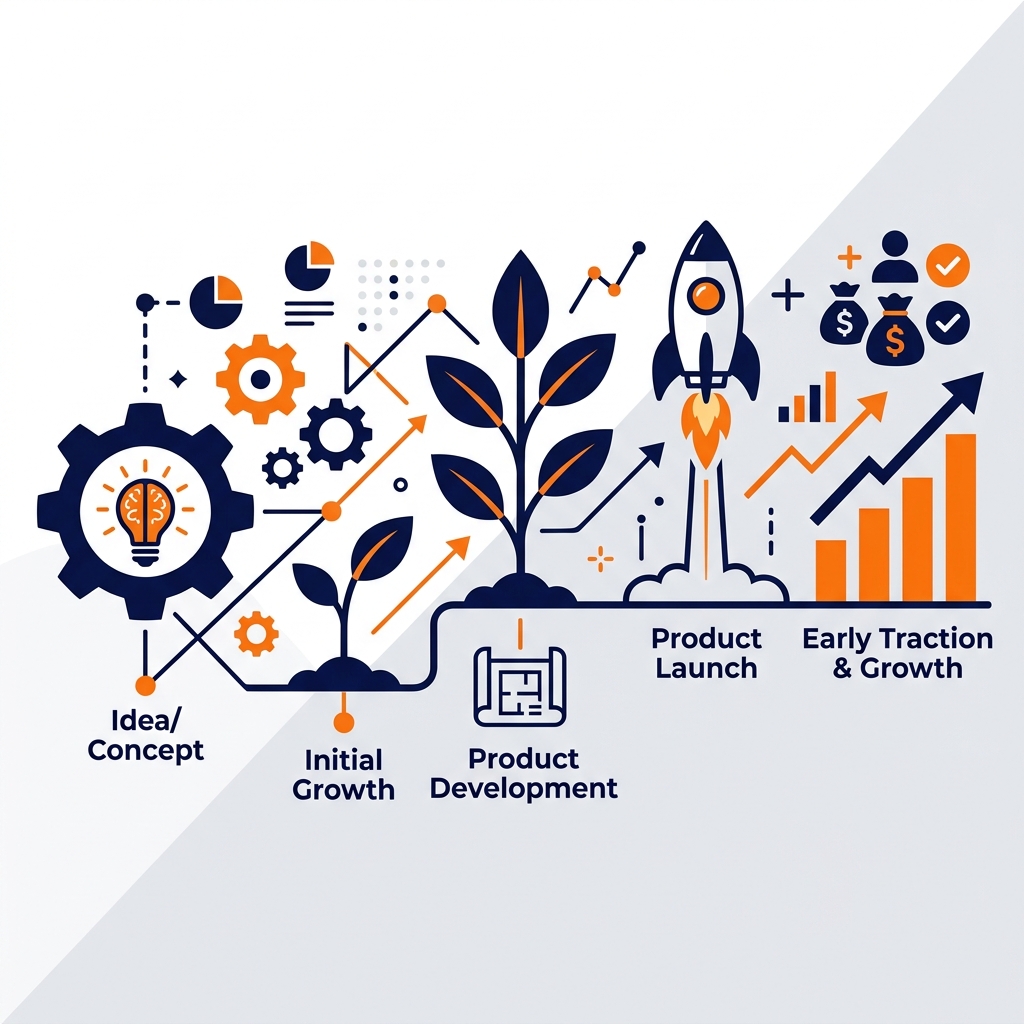 Idea Stage to Early Traction: What Kind of Funding Should Your Startup Raise at Each Stage?